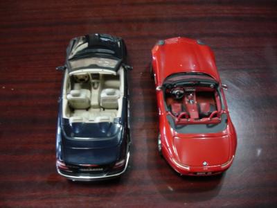 Mercedes CLK500 KYOSHO & BMW Z9.AUTOART