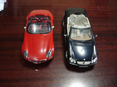 Mercedes CLK500 KYOSHO & BMW Z9.AUTOART